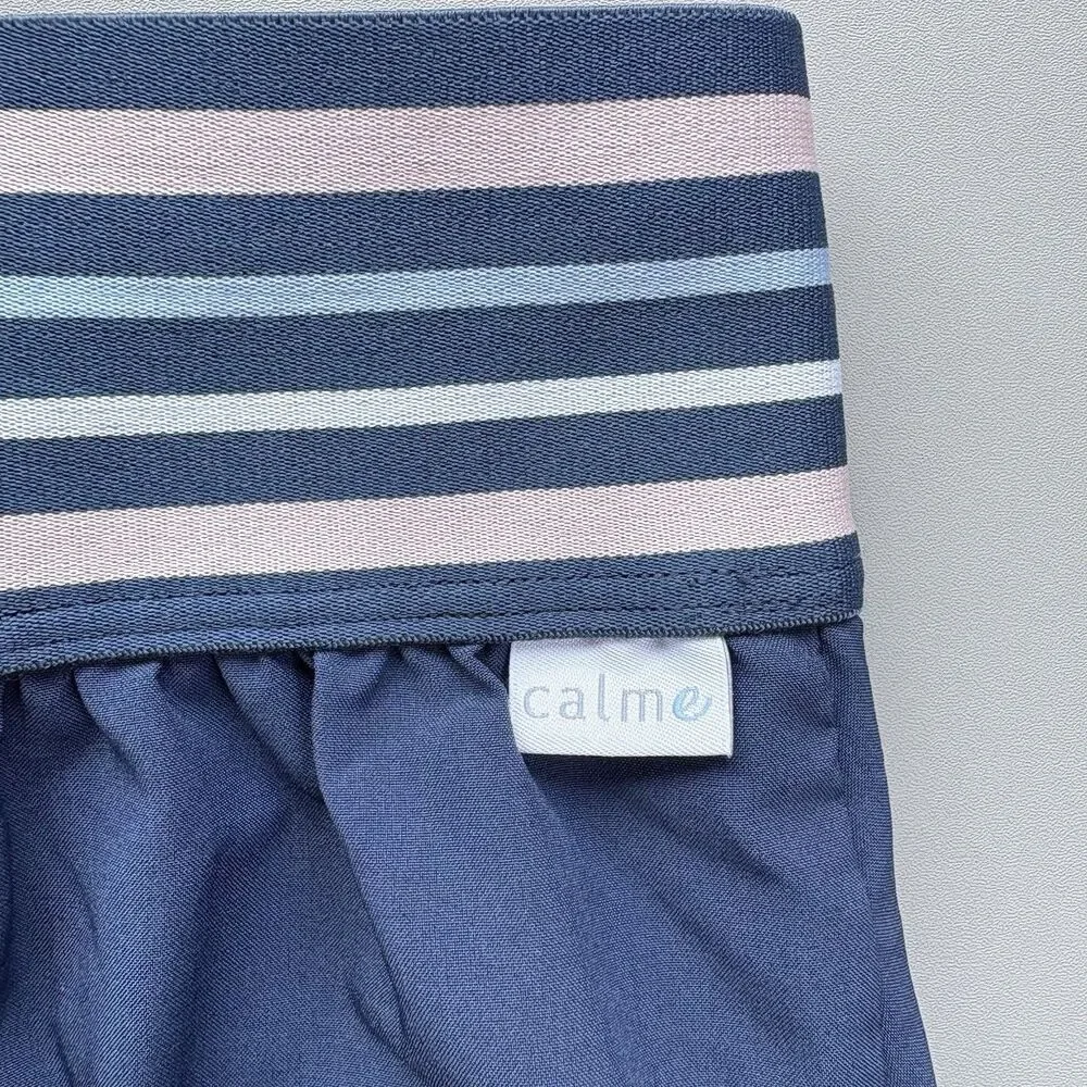 Calme Johnny Was Tennis Skirt Skort Women Large Blue Pleated Built In Shorts - Picture 4 of 14
